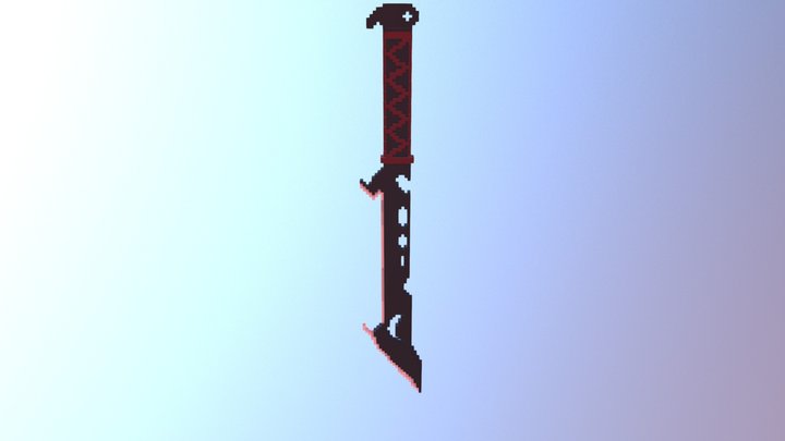 Black Dagger 3D Model
