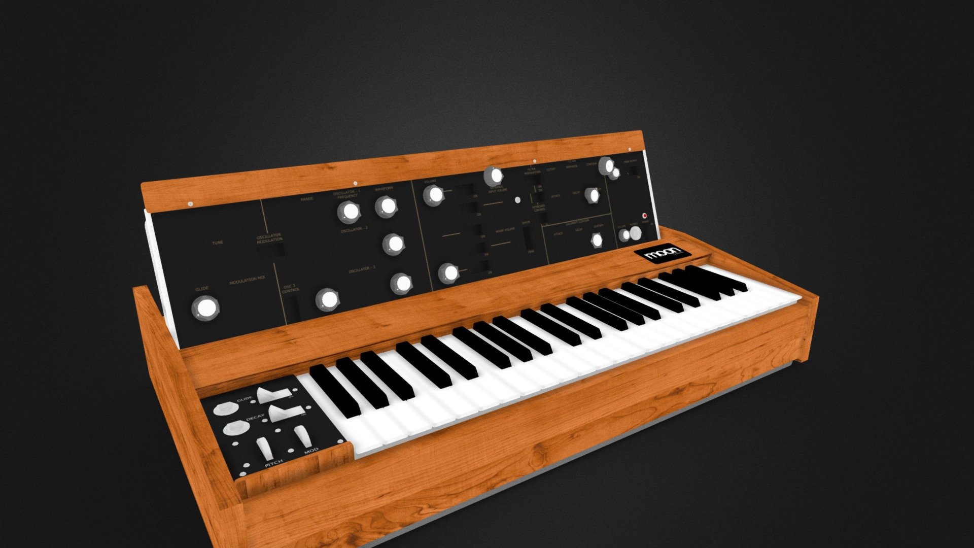 Part of piano — Sketchfab embed 3D viewer