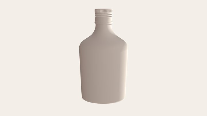 Sake Bottle 3D Model