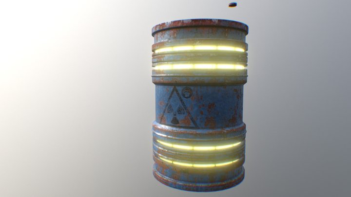 Oil Barrel Substance Painter 3D Model