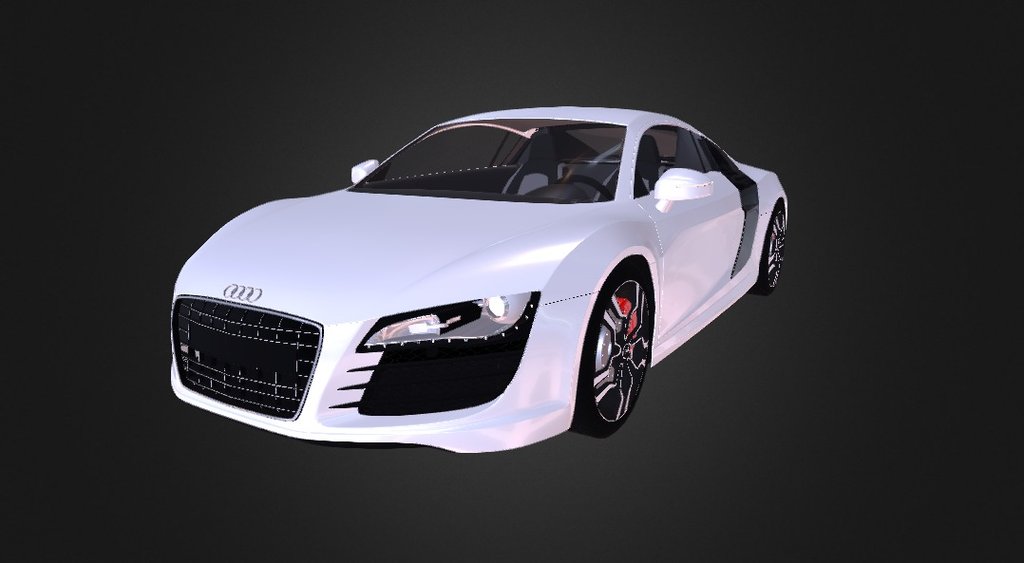 Audi R8 4.2 FSI - 3D model by drbanana [9ecccff] - Sketchfab