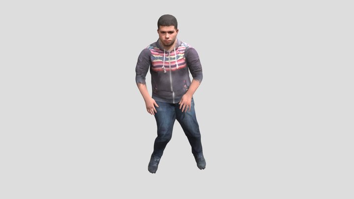 Rida sidi ben ali Bboy Hip Hop Move – Modello 3D gratuito STL