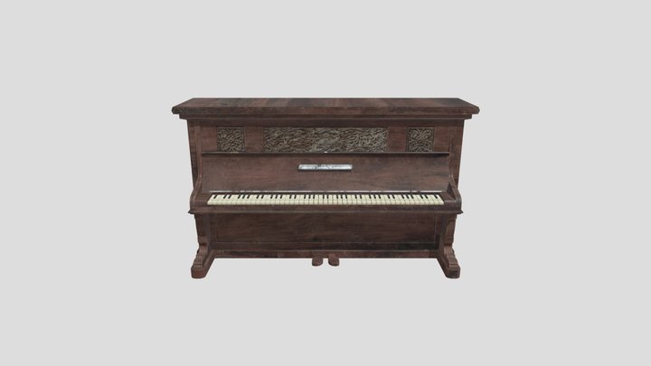 Saloon-piano 3D Model