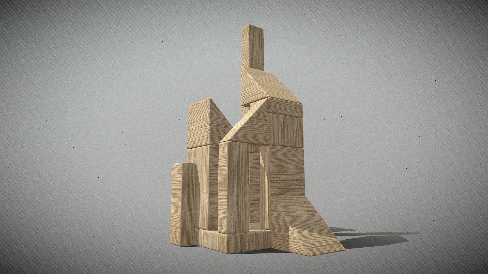 Block Composition 002 - 3D model by aerobird98 [9ece6ac] - Sketchfab