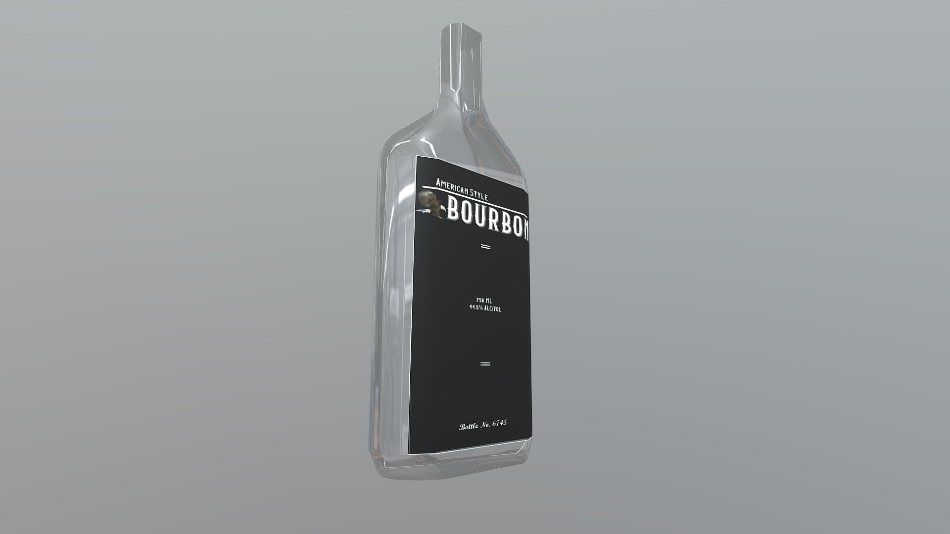 Bourbon Bottle