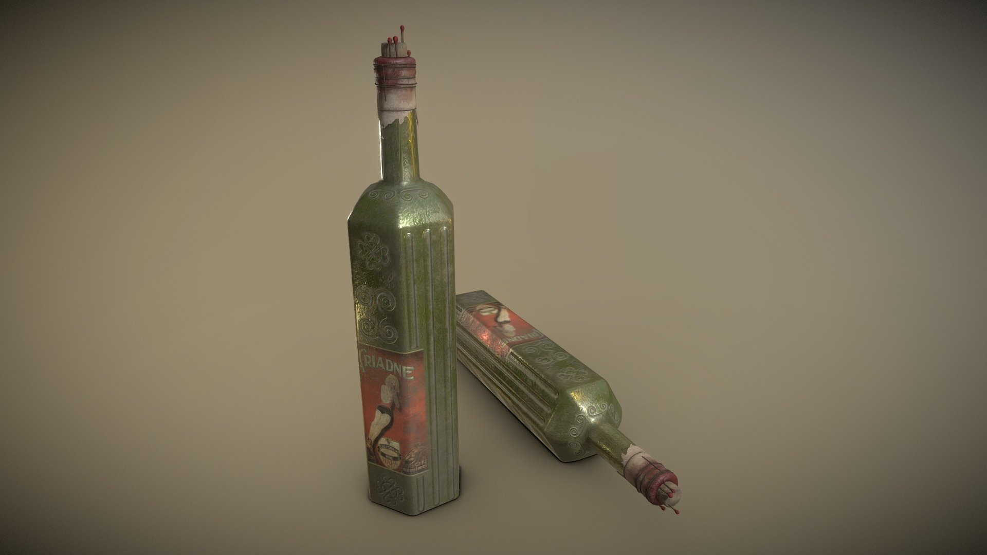 Firebomb (Molotov) - Download Free 3D model by exiS7-Gs [9ecf87e ...