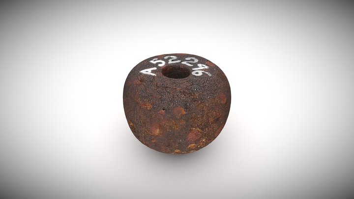 Bead A52 296 from Vanovice 3D Model