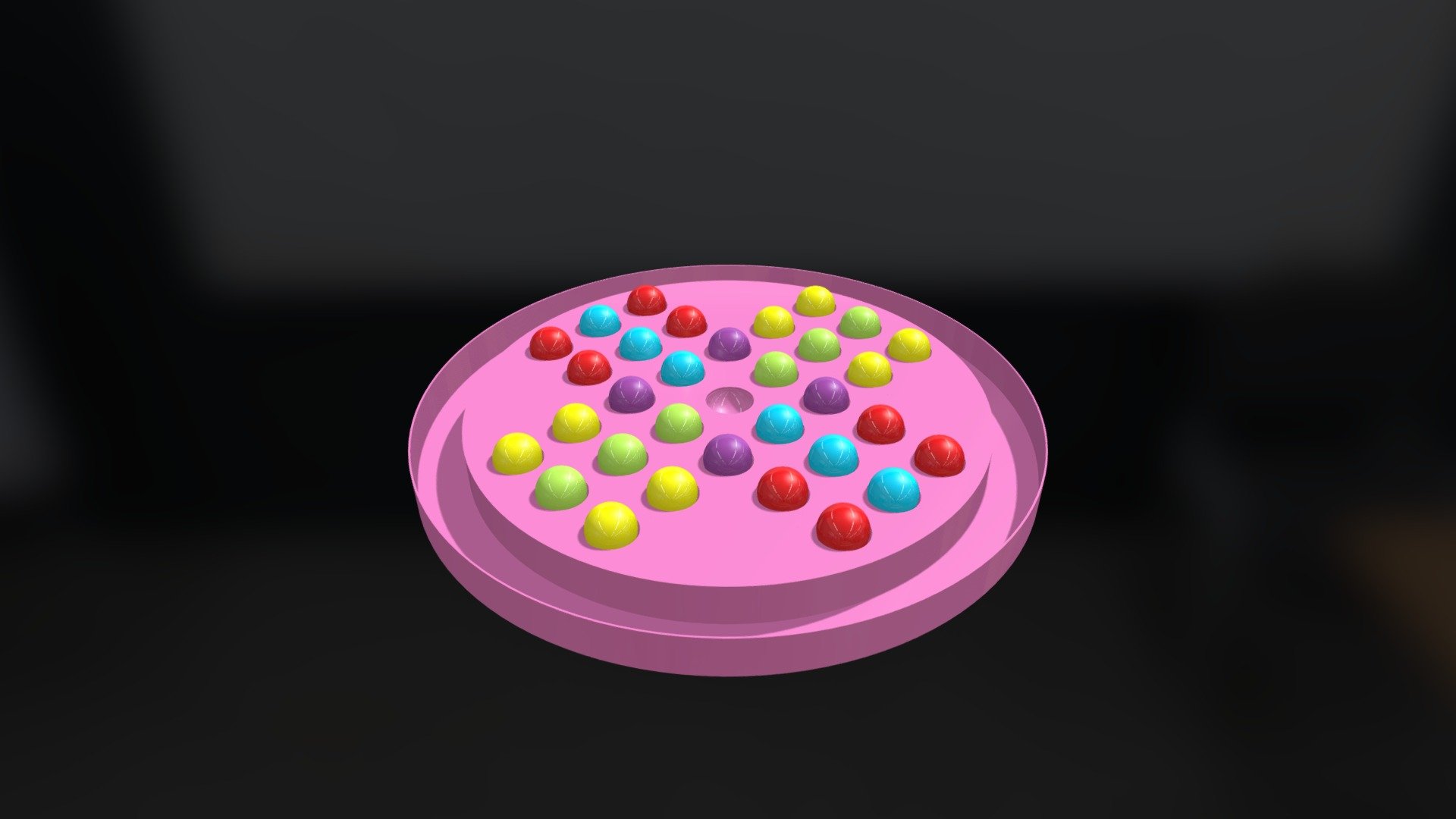 Peg Solitaire (Asah Otak Gundu) Marbles