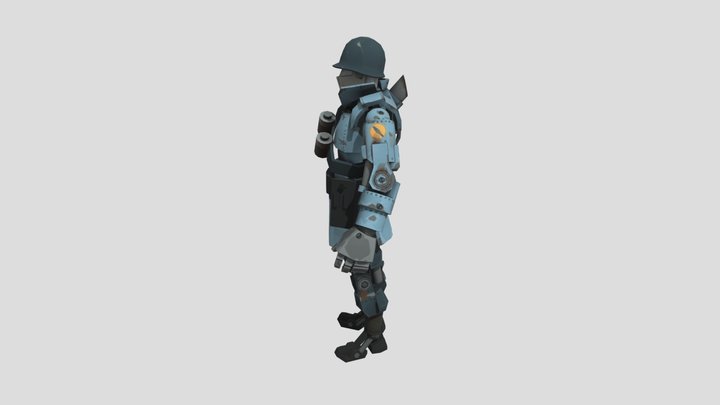 robot soldier tf2 3D Model