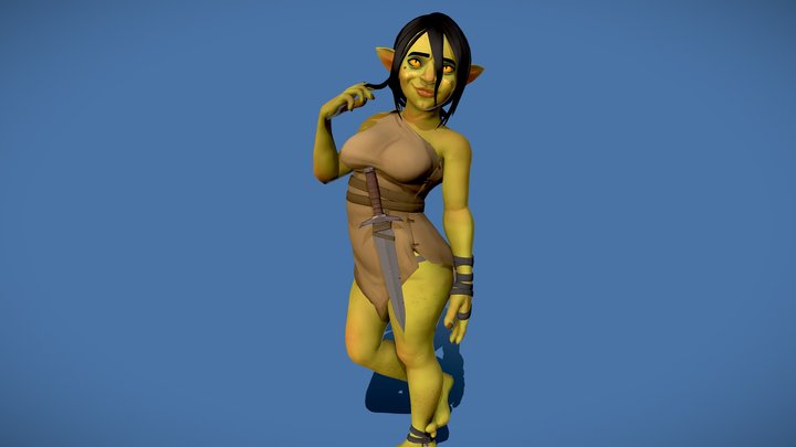 Goblin Girl Marsha 3D Model
