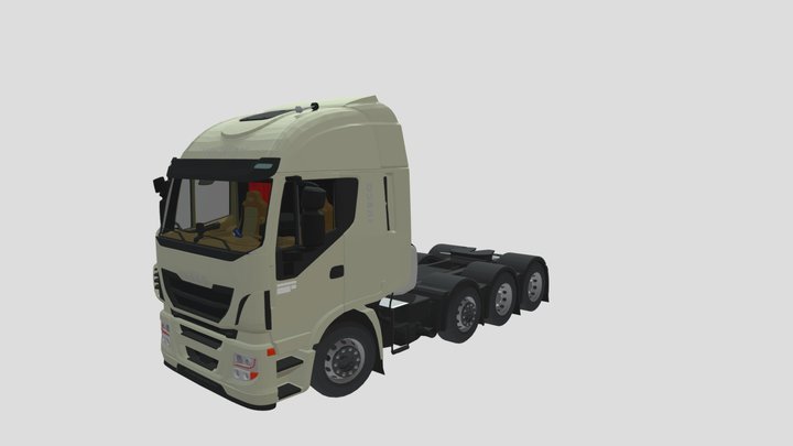 2008 Iveco Stralis 560 8x4 – Modèle 3D gratuit STL