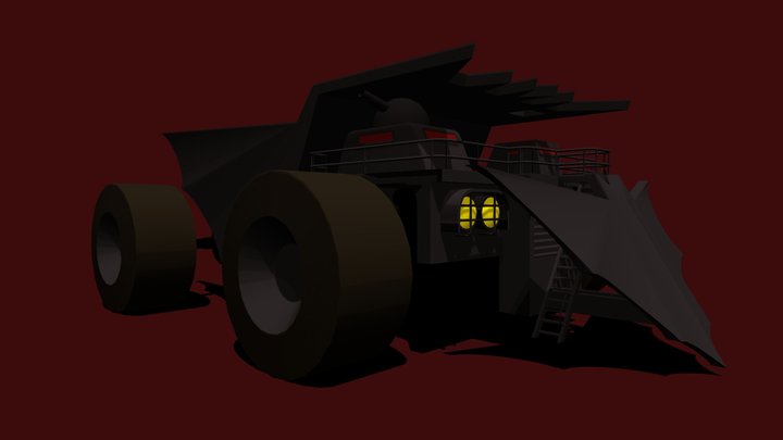 Absolute Batmobile 3D Model