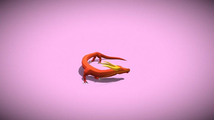Chinese Dragon (Sizeable Game) 3D Model