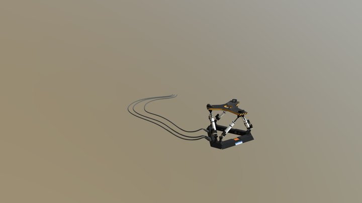 Hexapod Platform 3D Model