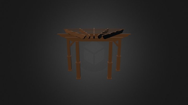 Hill, Candice Small Pergola V1 3D Model