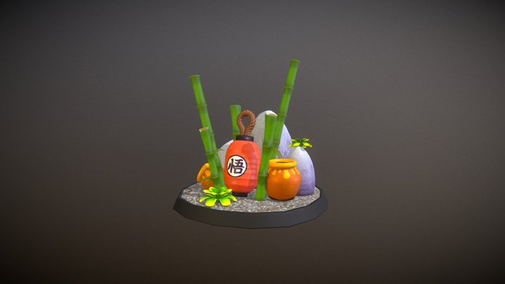 Ninja Props 3D Model