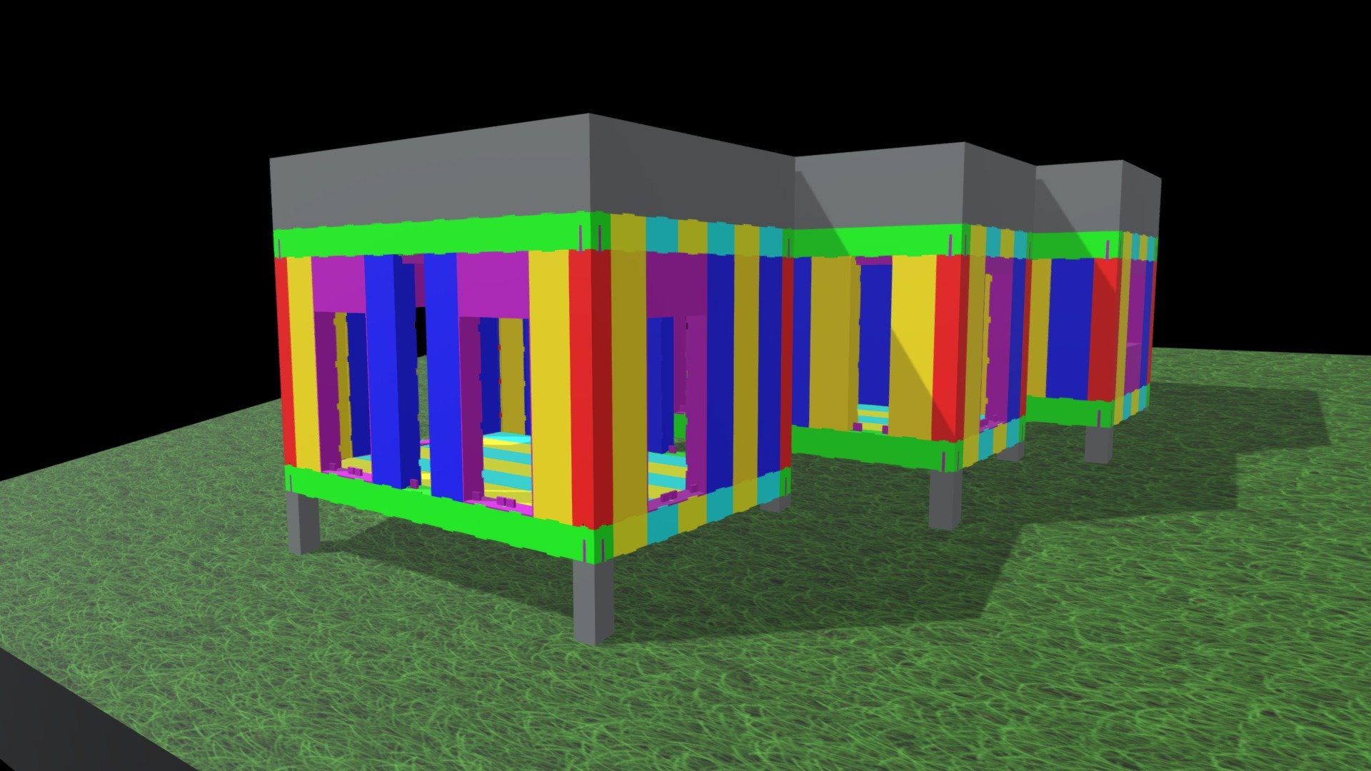 House visualisation 10 (blocks) - Roof-3
