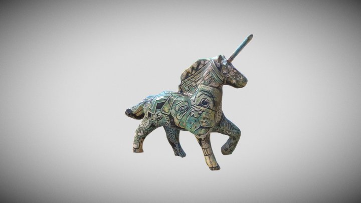 Maya the Unicorn 3D Model