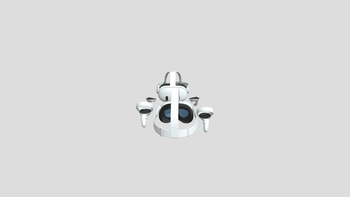 Quest 2 And Quest 3 3D Model