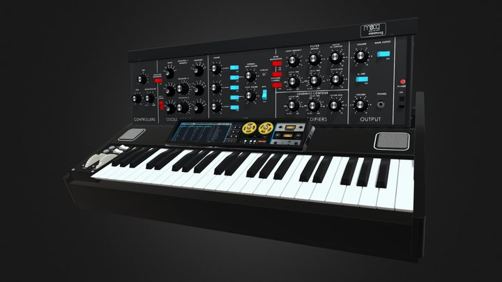 Minimoog 3D models - Sketchfab