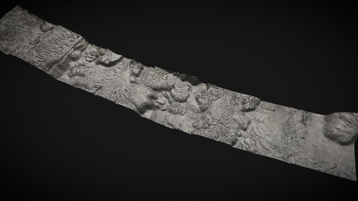 Xochimilco lavas (años 50), Ciudad de México – Kostenloses 3D-Modell STL