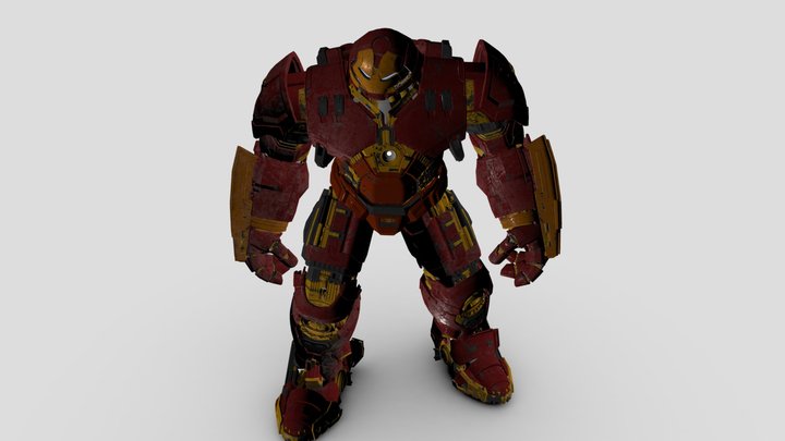 iron man-hulk buster 3D Model