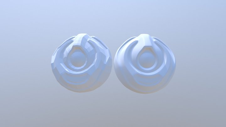 Robo-Orb Retopology 3D Model