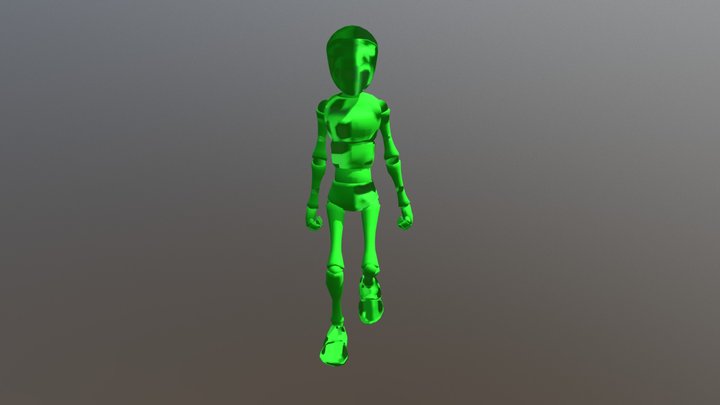 Silly walkcycle 3D Model