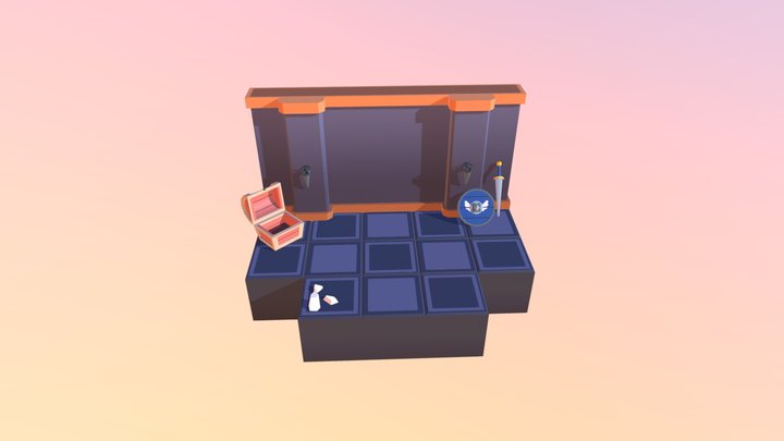 Menu Game 3D Model