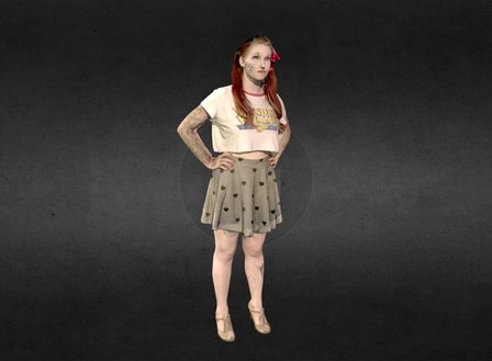 Justine Mckinney 3D Model
