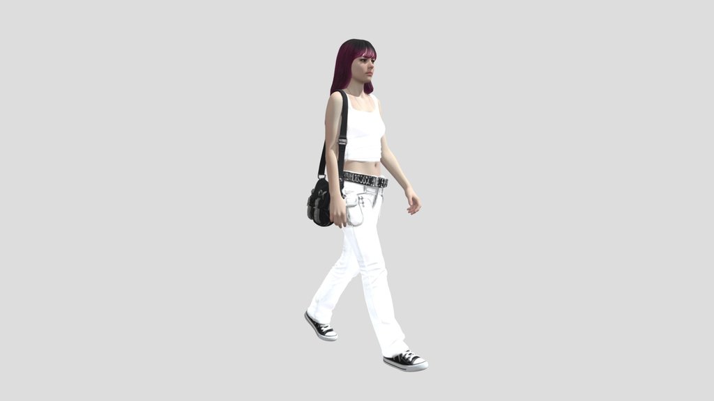 Magenta Gradient Walk