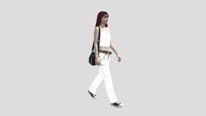 Magenta Gradient Walk