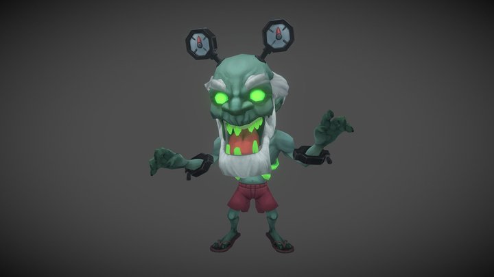 Zombo Character 3D Model