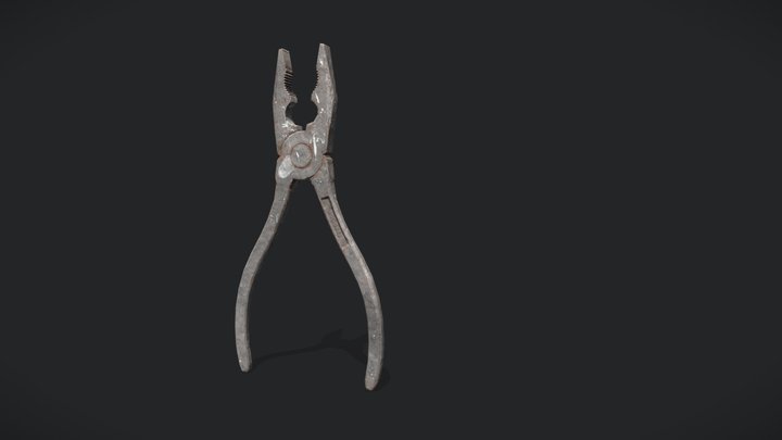 Pliers gameready asset 3D Model