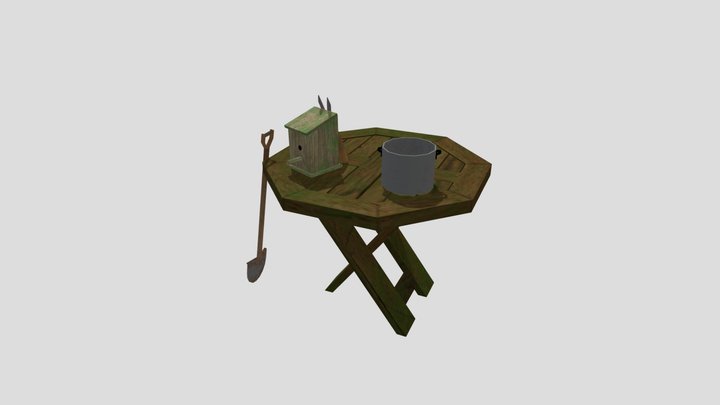 Forest loner - Texture 2 More detailed props 3D Model