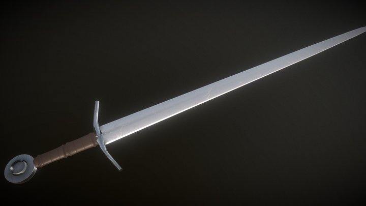 Medieval Sword 3D Model