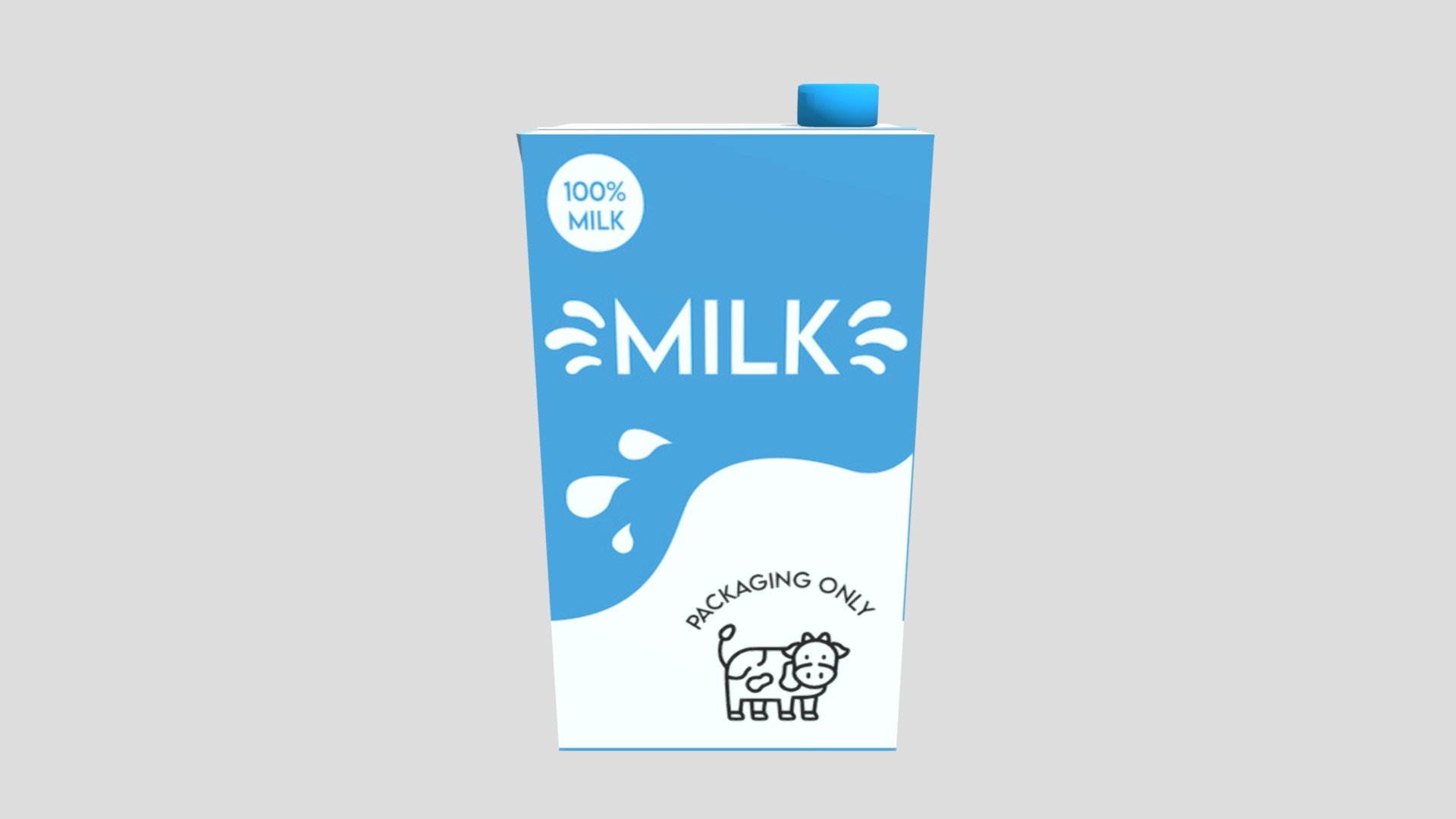 MILK CARTON — Sketchfab embed 3D viewer