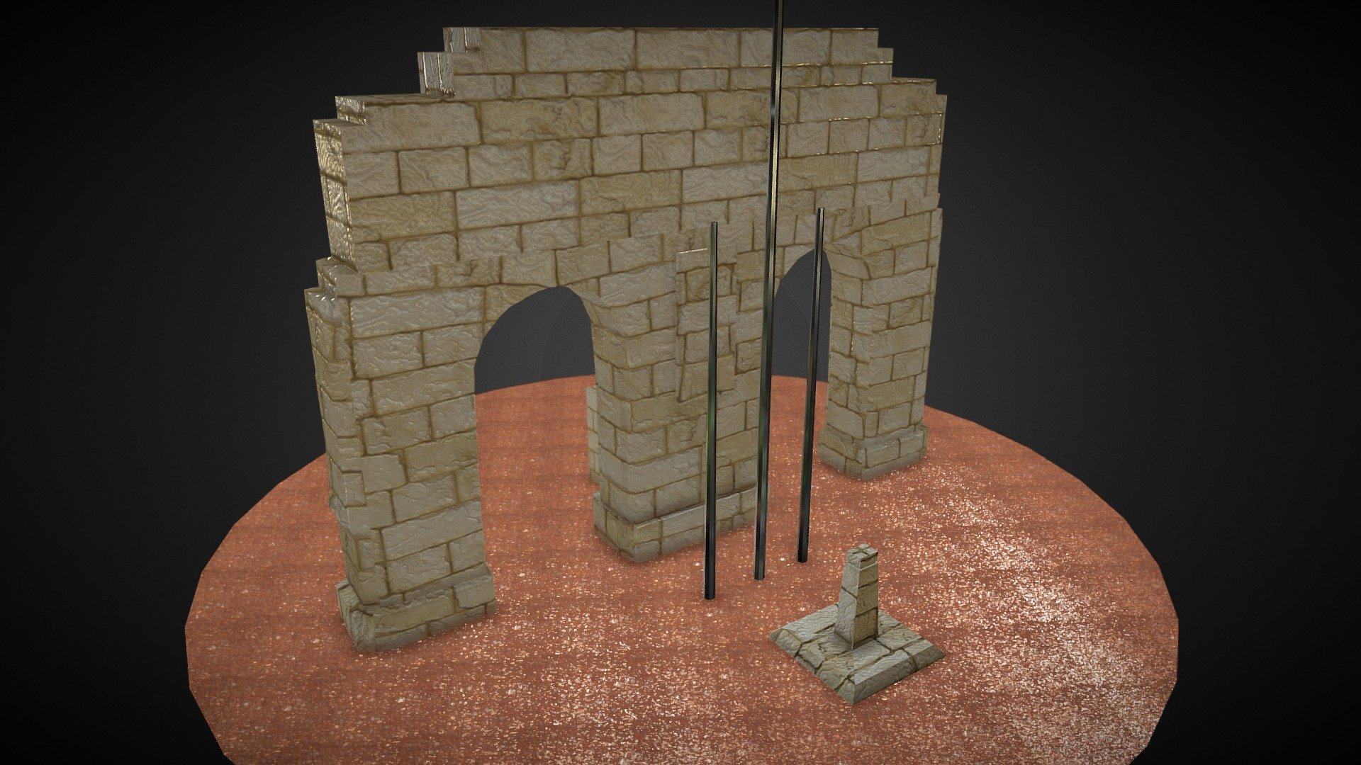 Monumento Expedicionário (Low Poly)