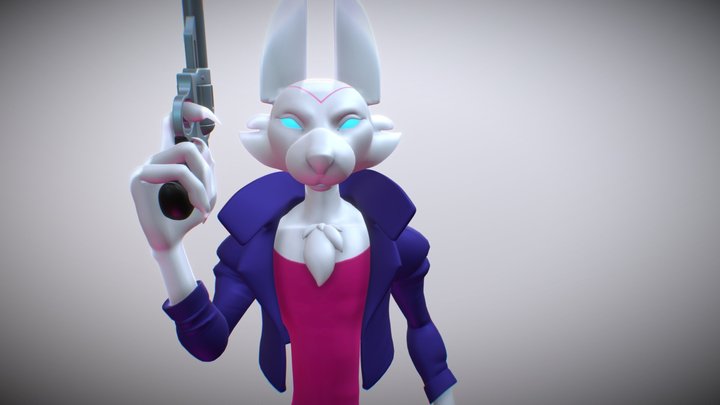 Tri - Magnum Bullets Fanart 3D Model