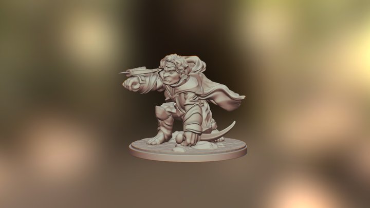 Olin the Rogue 3D Model