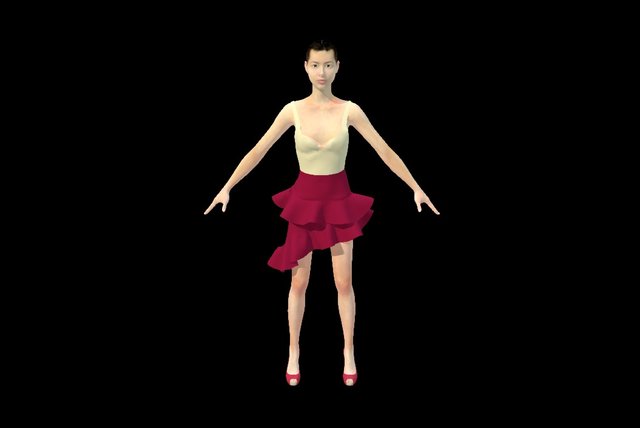 Wardrobe_Female_BaseModel_001 3D Model