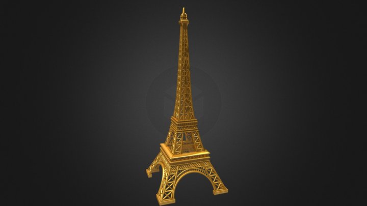 Eiffel Tower 3D Model