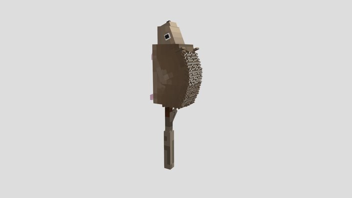 Ezhepalka-hedgehog stick 3D Model