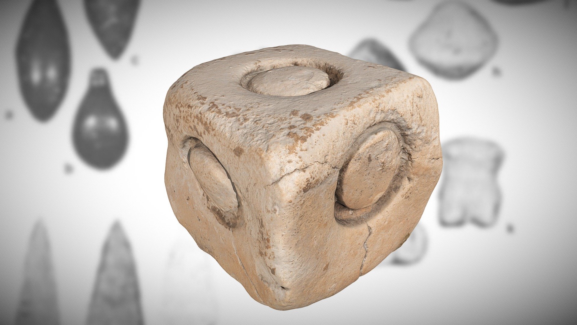 Decorated Poverty Point Cube - Download Free 3D model by Frank McMains ...