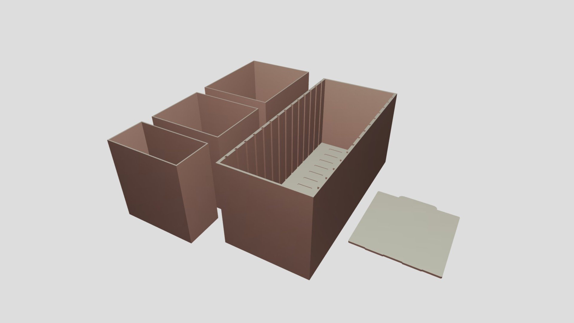 Rangement modulable pour bundle Magic - 3D model by mathdeglume03 ...