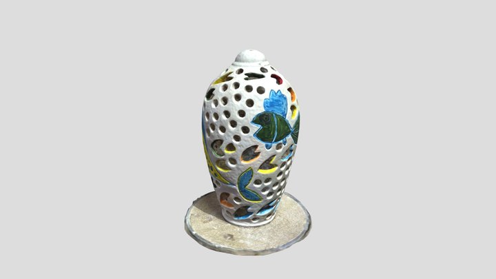 Decorated Vase 3D Model