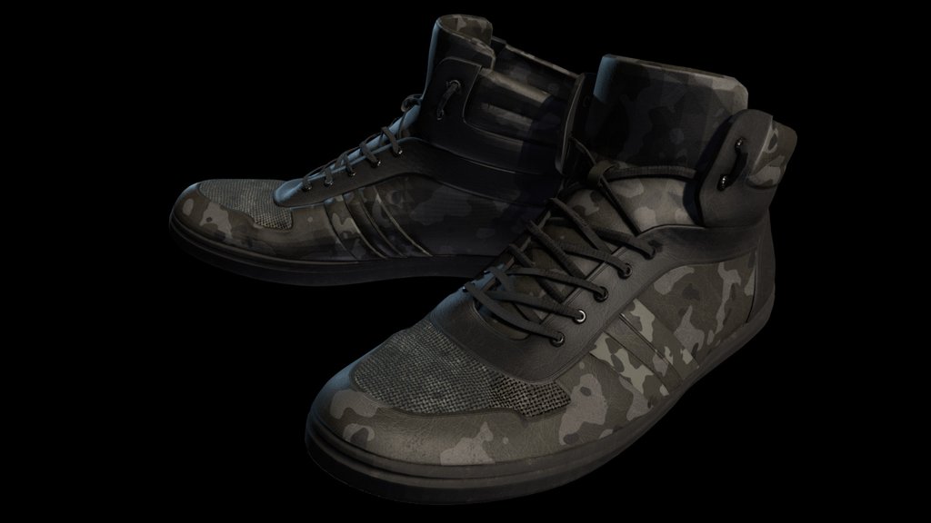 Leather Shoes - Military Style