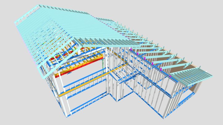 CE-095. Vivienda San Martín de Los Andes 3D Model