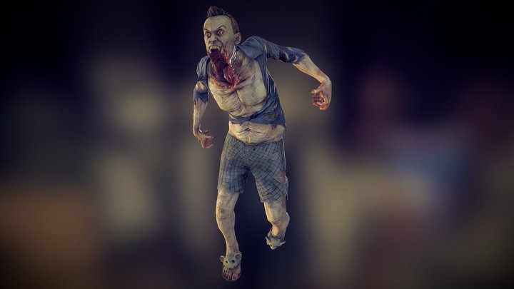 Nawicki - a monster from "R.I.P.D. The Game" 3D Model