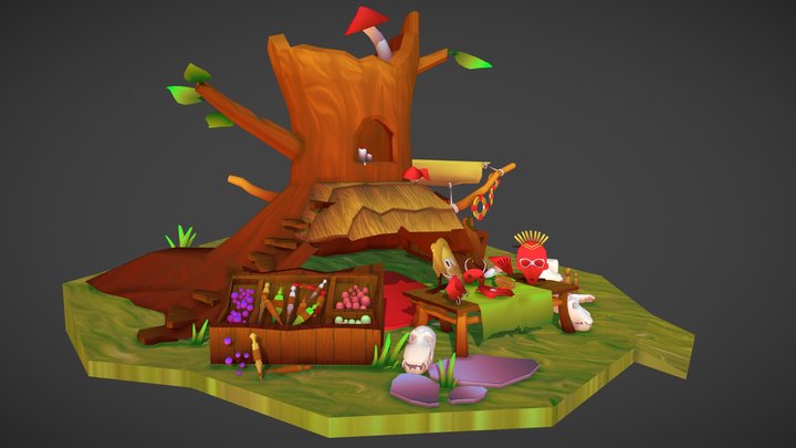 DAE Bazaar - Fortunes and Curses 3D Model